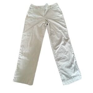 Talbots The Perfect Crop Pant Women's Size 6 Beige 32x25